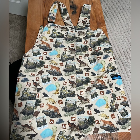 Kavu San Blas Overalls, National Park Pattern, Rare Print, large - Picture 4 of 6